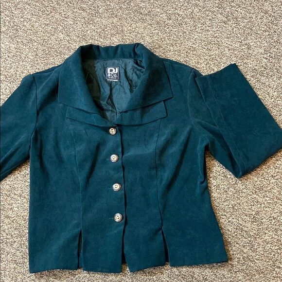 Classic Blue Blazer with Structured Fit and Professional Finish Size M Approxy, - Picture 2 of 10